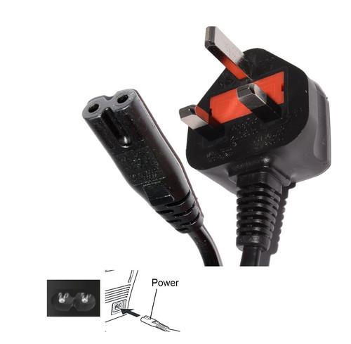 Mains power cable lead 2m - power,