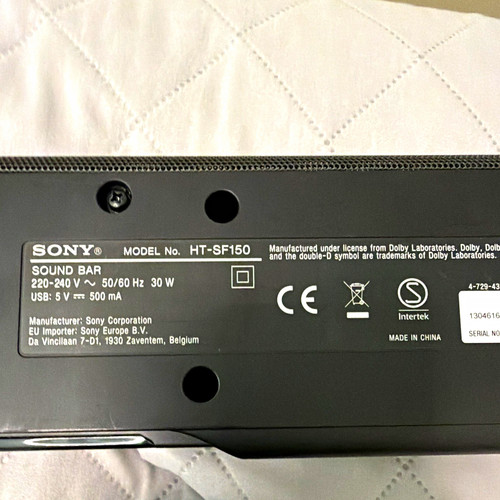 Sony sf150 0 - ht-sf150, 2.0